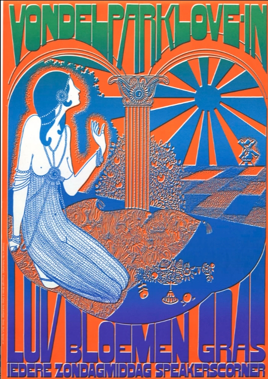 love-in poster Vondelpark